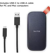 External SSD USB-C A SanDisk