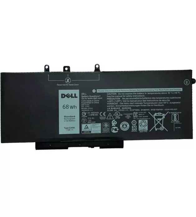 GJKNX Original Battery For DELL Laptops