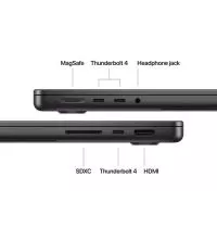 Apple MacBook Pro (MCX04LL/A) 14.2 ports view