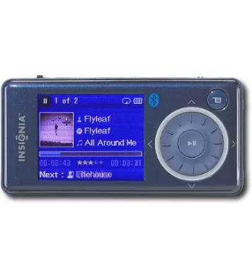 MP3 Player Insignia® - Sport 4GB* Video MP3 Player with Bluetooth Technology - Blue