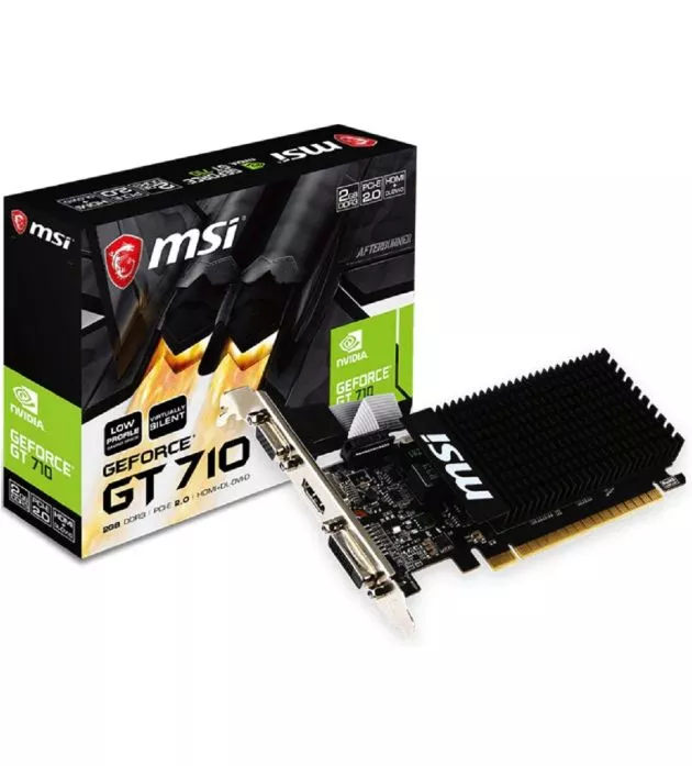 MSI GT710 2GB DDR3 Low Profile VGA MSI GT710 2GB DDR3 Low Profile VGA