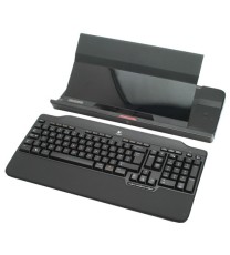 Logitech Alto Cordless Notebook Stand Includes Keyboard and USB Hub