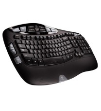 Logitech Cordless Desktop Wave Pro Ergonomic Keyboard and Mouse