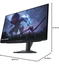 DELL Alienware 27" 360Hz QD-OLED Gaming Monitor - AW2725DF dimensions