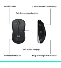 Logitech MK540 Advanced wireless combo, Mouse keys explained