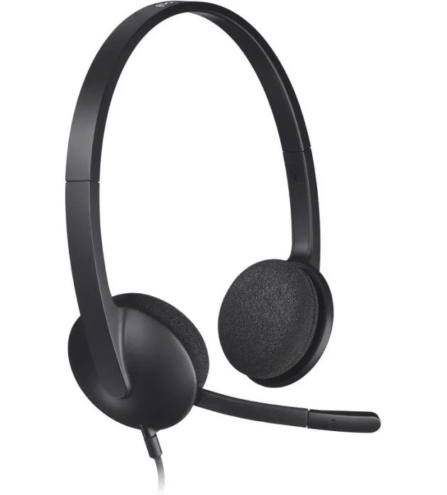 Logitech H340 Wired USB Headset with Noise-Canceling Microphone Logitech H340 Wired USB Headset with Noise-Canceling Microphone