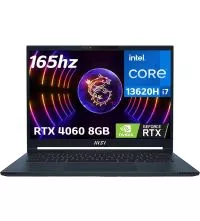 MSI Stealth Studio 14, A13VF Gaming Laptop core i7 13620H RTX 4060 side view