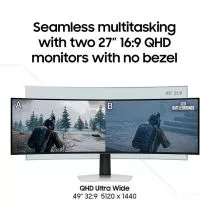 Samsung Odyssey 49" Gaming Monitor G9 OLED G93SC no bezel