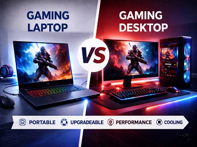 Gaming Laptop vs Gaming Desktop: Performance, Cooling & Value
